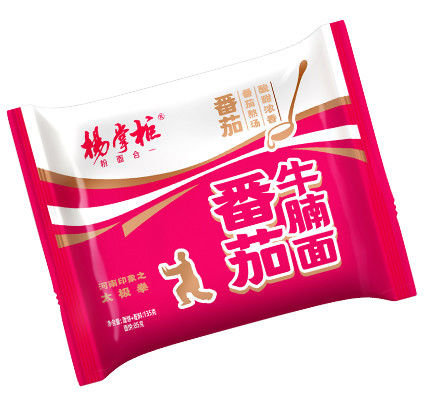 بدون طعم تند گوجه فرنگی گوشت گاو نویدل فوری OEM 129g*24 رمن فوری سالم