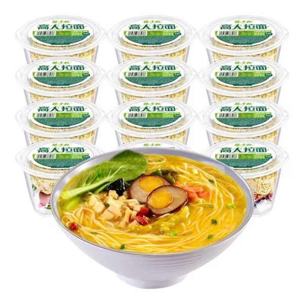 گوشت گاو تند و طعم دار رامن نویدل فوری نان سرخ شده / فنجان نویدل گوشت گاو تند و تند 166g*12