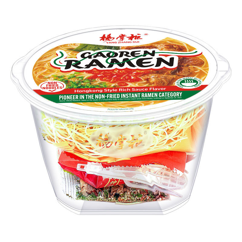 سبک هنگ کنگ طعم آبمیوه غنی سوپ نویدل فوری 166g اندازه سرو