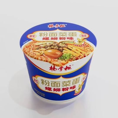 وزن خالص 208 گرم، رشته فرنگی و ورمیشل فوری چینی با طعم نودل حلزونی تخم مرغ کامل